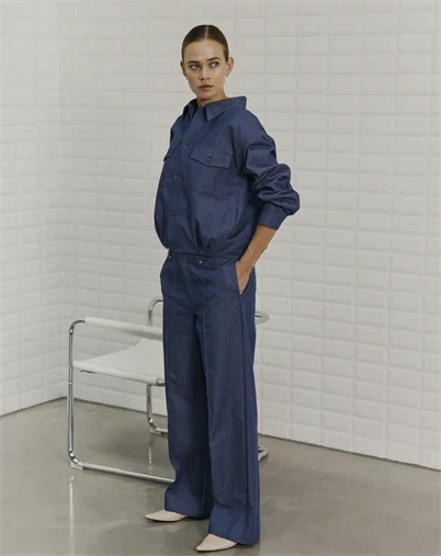 With Black - WBLVictoria Indigo Jakke - Indigo Rise